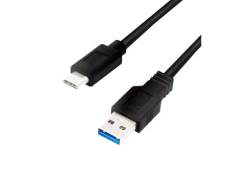 LogiLink Câble USB 3.2, USB-A - USB-C, 2,0 m, noir
