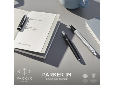 PARKER Stylo roller IM Laque Noire G.T.