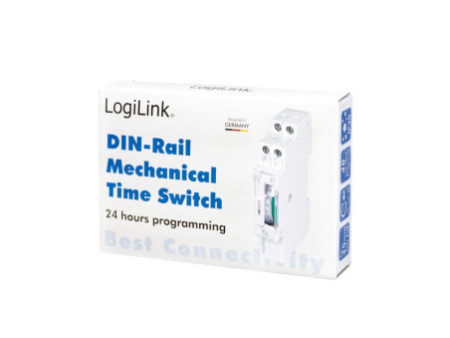 LogiLink Minuterie mécanique pour montage sur rail DIN
