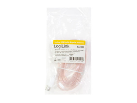 LogiLink Antenne radio FM dipolaire pour l'intérieur