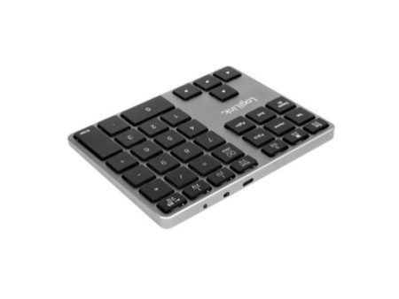 LogiLink Pavé numérique Bluetooth V3.0, aluminium, sans fil