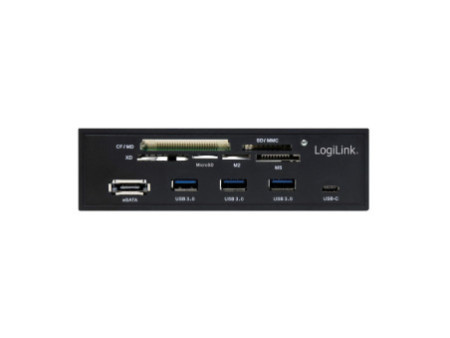 LogiLink Panneau multifonctions 5,25', lecteur de 6 cartes