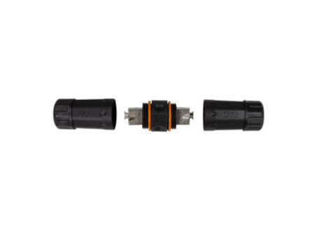 LogiLink Connecteur extérieur de câble, Cat.6A / Cat.7, noir