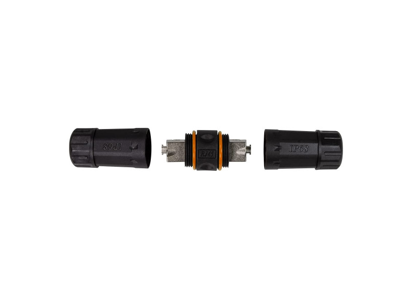 LogiLink Connecteur extérieur de câble, Cat.6A / Cat.7, noir