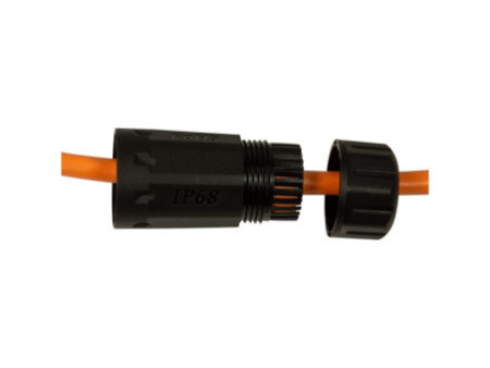 LogiLink Connecteur extérieur de câble, Cat.6A / Cat.7, noir
