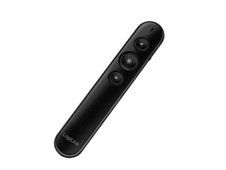 LogiLink Présentateur sans fil 2,4 GHz, sans câble, noir