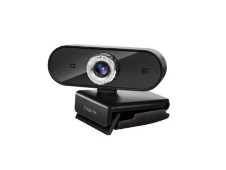 LogiLink Webcam HD USB avec micro, noir