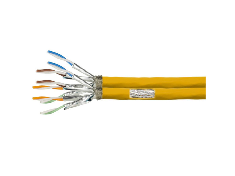 LogiLink Câble d'installation, Cat.7A, S/FTP, 100 m, Duplex