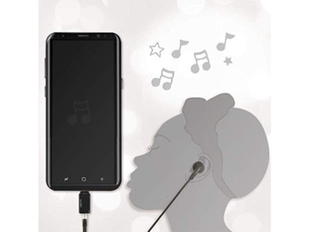 LogiLink Adaptateur audio - USB-C, noir