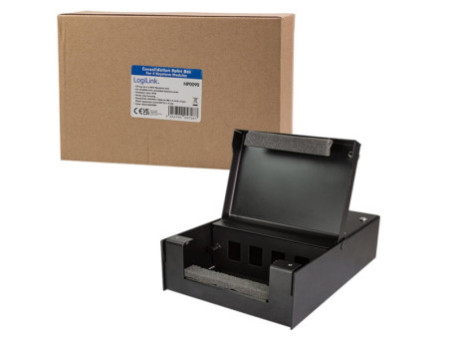 LogiLink Boîtier à point de consolidation, 4 ports, noir