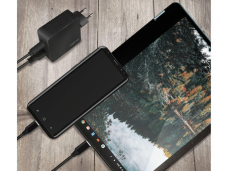 LogiLink Chargeur secteur USB,USB-C PD&1x USB-A Quick Charge