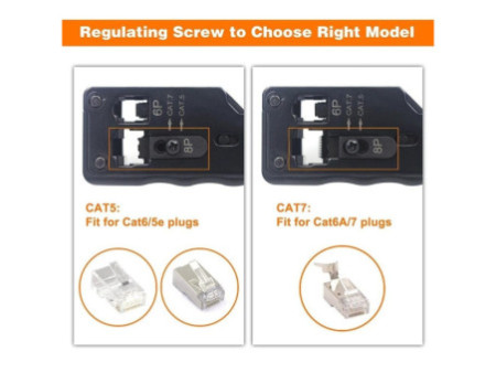 LogiLink Pince à sertir pour Cat.5e/Cat.6/Cat.6A/Cat.7 RJ45