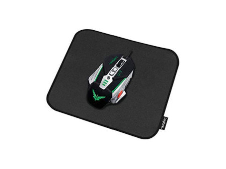 LogiLink Tapis souris gaming, bords cousus, taille L, noir