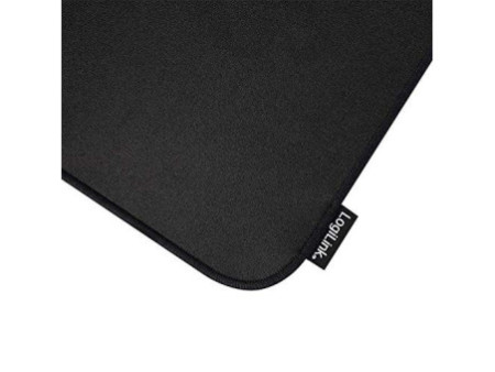 LogiLink Tapis souris gaming, bords cousus, taille L, noir