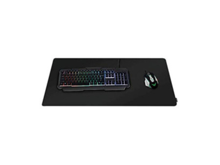 LogiLink Tapis de souris de gaming, bords cousus, XXL, noir