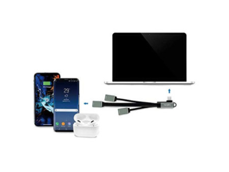 LogiLink Hub USB-C avec fiche coudée, 4 ports