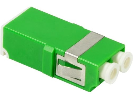 LogiLink Coupleur à fibre optique, LC duplex/APC, vert