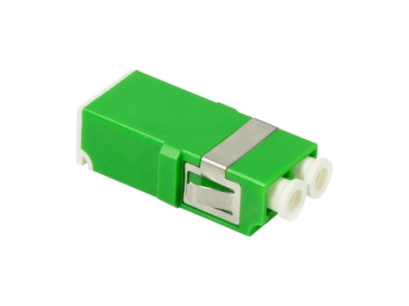 LogiLink Coupleur à fibre optique, LC duplex/APC, vert