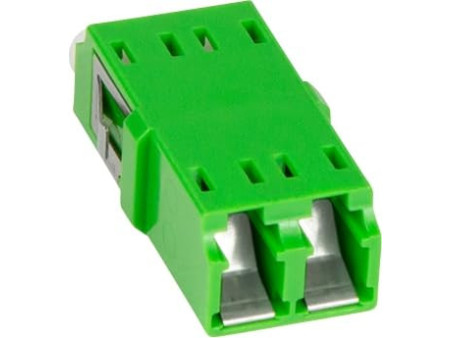 LogiLink Coupleur à fibre optique, LC duplex/APC, vert