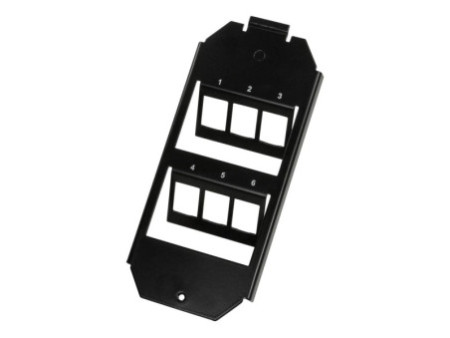 LogiLink Support triple dans le sol pour 6 embases Keystone