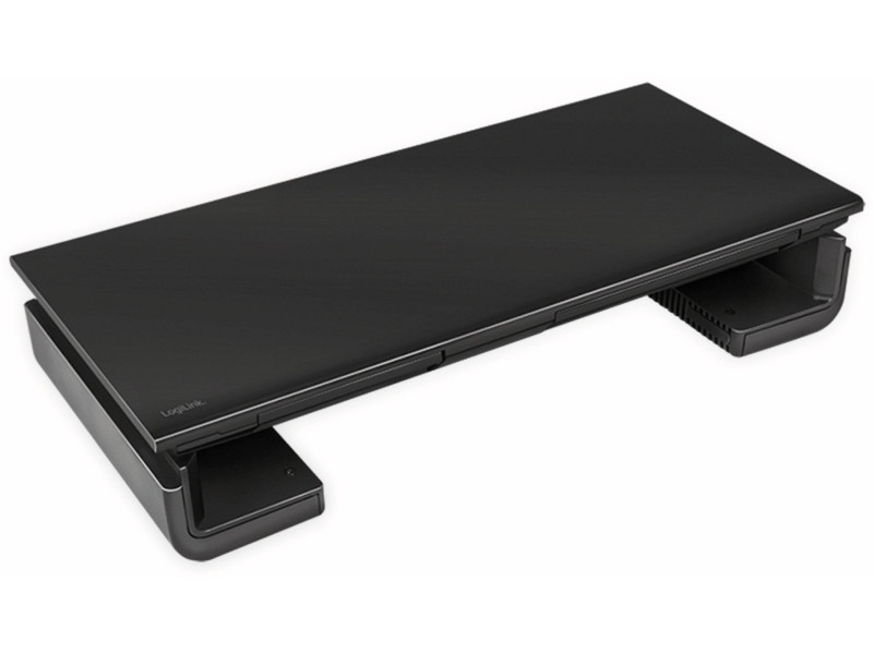 LogiLink Réhausseur d'écran, largeur réglable, noir