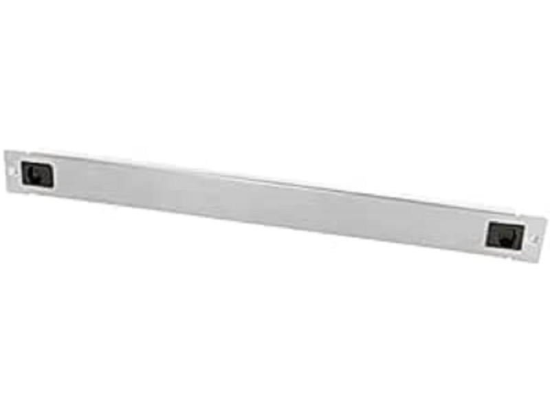 LogiLink Panneau plein 19', 1 U, en métal, gris (RAL7035)