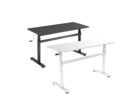 LogiLink Bureau assis-debout, (L)1.400 mm, noir