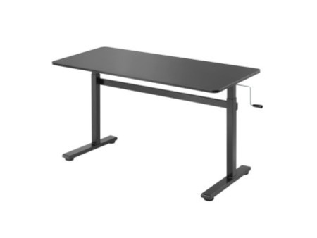 LogiLink Bureau assis-debout, (L)1.400 mm, noir