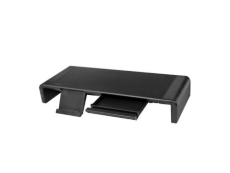 LogiLink Réhausseur d'écran, largeur réglable, 3x USB, noir