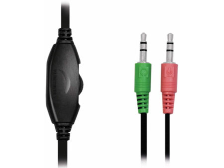 LogiLink Casque stéréo, avec micro, noir