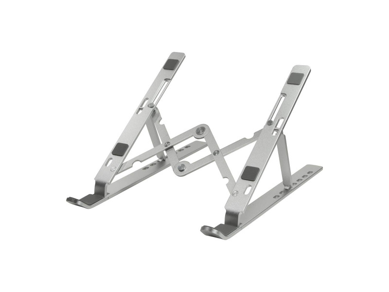 LogiLink Support pour ordinateur portable, pliable, argent