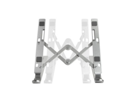 LogiLink Support pour ordinateur portable, pliable, argent