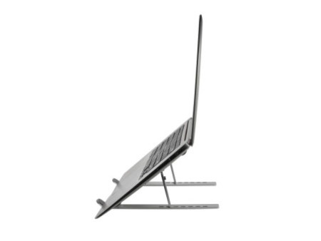 LogiLink Support pour ordinateur portable, pliable, argent