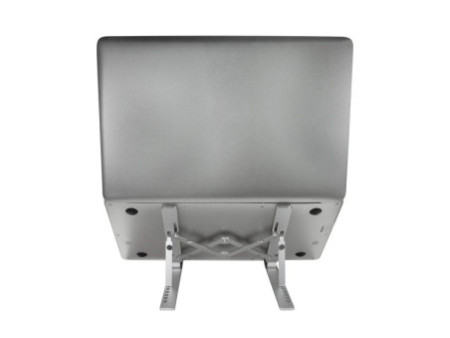 LogiLink Support pour ordinateur portable, pliable, argent