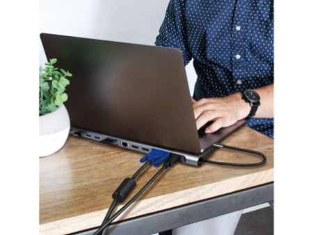 LogiLink Station d'accueil USB 3.2 (Gen 1), USB-C, 11 ports