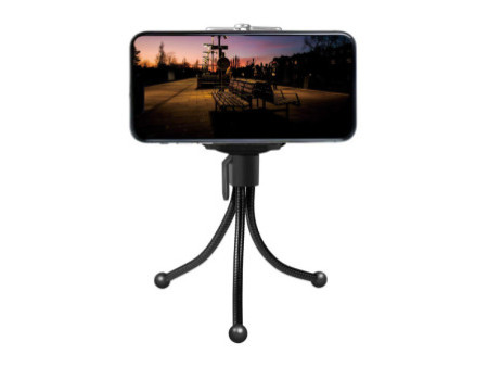 LogiLink Mini trépied portable, flexible, noir