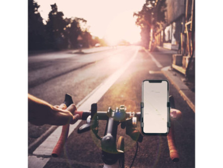 LogiLink Support de smartphone pour vélo, fixe, noir/rouge