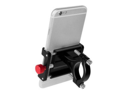 LogiLink Support de smartphone pour vélo, fixe, noir/rouge