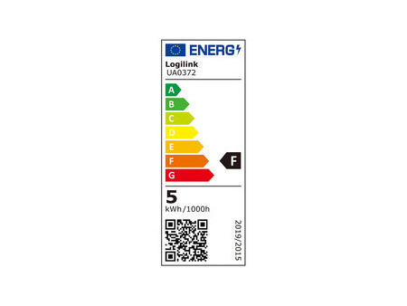 LogiLink Lampe à pince LED avec connexion USB, noir