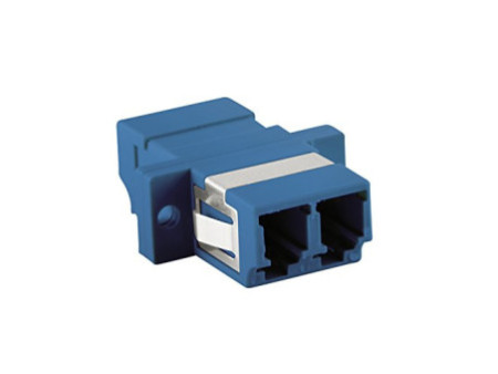 LogiLink Coupleur fibre optique, 2x LC-Duplex, bleu