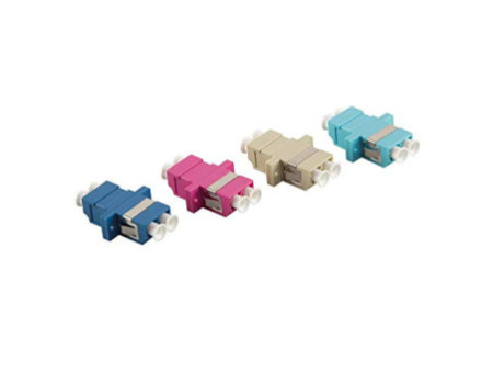 LogiLink Coupleur fibre optique, 2x LC-Duplex, bleu