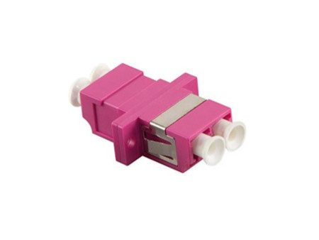 LogiLink Coupleur fibre optique, 2x LC-Duplex, violet