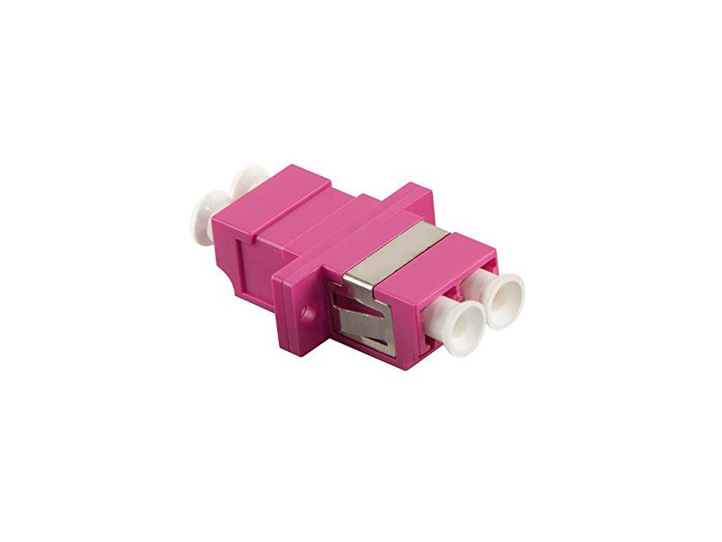 LogiLink Coupleur fibre optique, 2x LC-Duplex, violet