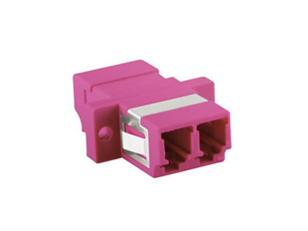 LogiLink Coupleur fibre optique, 2x LC-Duplex, violet