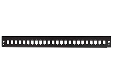 LogiLink Façade pour tiroir optique 19', 24 ports, noir