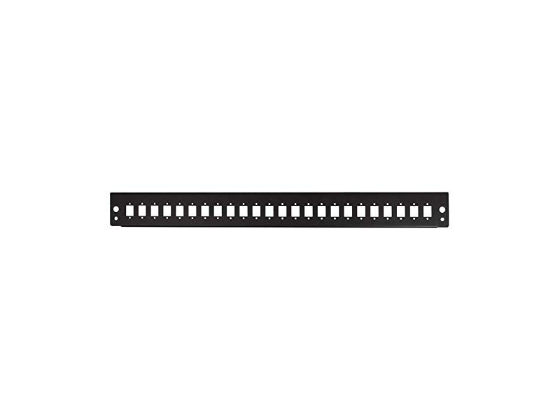 LogiLink Façade pour tiroir optique 19', 24 ports, noir