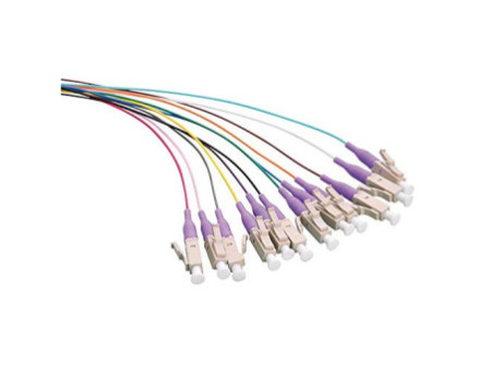 LogiLink Jeu de pigtails fibre optique, LC-Simplex, OM4, 2 m