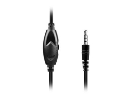 LogiLink Casque stéréo, avec microphone, noir