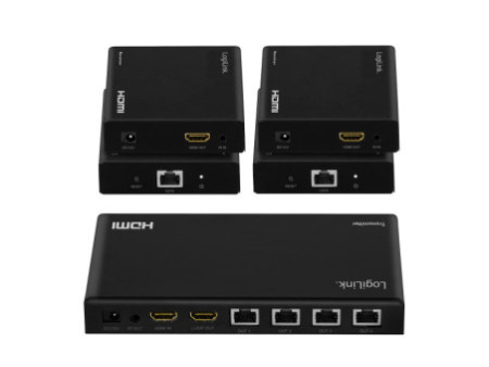 LogiLink Kit prolongateur/distributeur HDMI 4K/60 Hz via IP