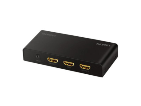 LogiLink Distributeur HDMI 4K/60 Hz Downscaler, 2 ports,noir